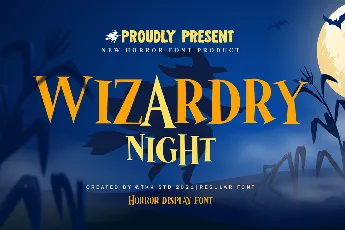 Wizardry Night font