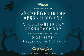 Wizardry Night font