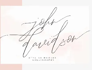 John Davidson Demo font