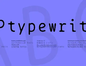 BPtypewrite font