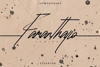 Famanthalio font