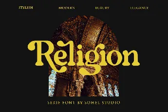 Religion font