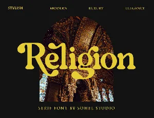 Religion font