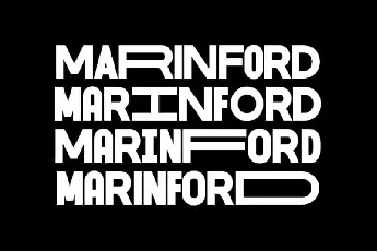 Marinford Display font