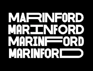 Marinford Display font