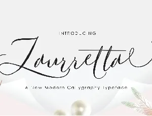 Laurretta Calligraphy font