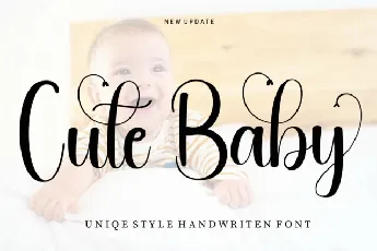 Cute Baby Script font