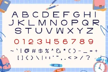 Minimalist School font