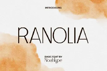 Ranolia font