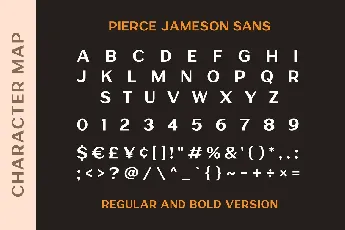 Pierce Jameson font