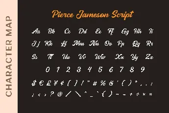 Pierce Jameson font