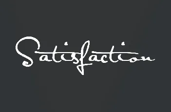 Satisfaction Family font