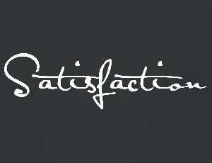 Satisfaction Family font