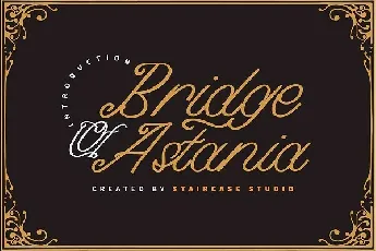 Bridge of Astania Monoline font