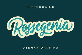 Rossegenia font