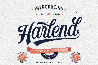 Harlend Typeface font