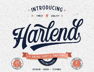 Harlend Typeface font