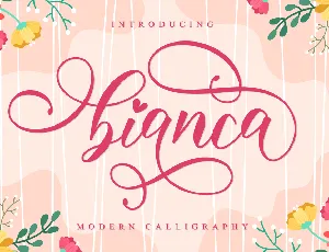 Bianca font