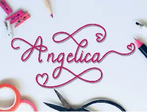 Angelica demo font