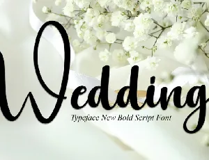 Wedding Script font