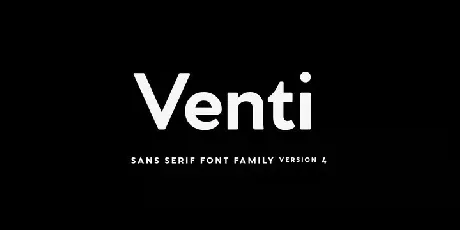 Venti CF Family font