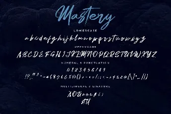 Mastery font