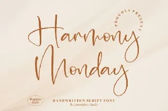 Harmony Monday font