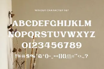 Winder font