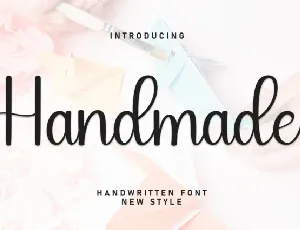 Handmade Script Typeface font