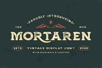 Mortaren font