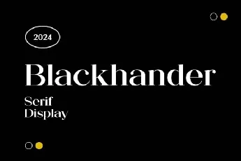 Blackhander font