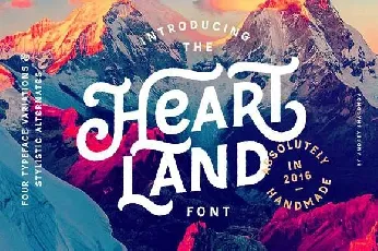 Heartland font