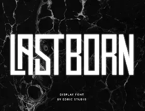 Lastborn Demo font