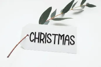 Christmas Greeting Display font