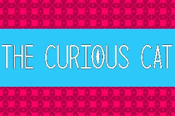 The Curious Cat font