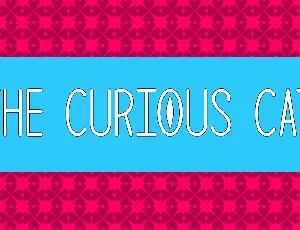 The Curious Cat font