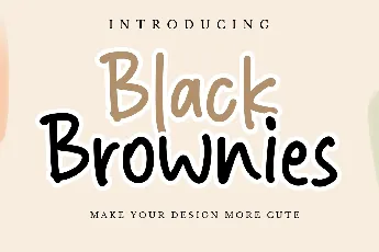 Black Brownies font