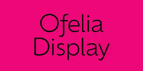 Ofelia Family font