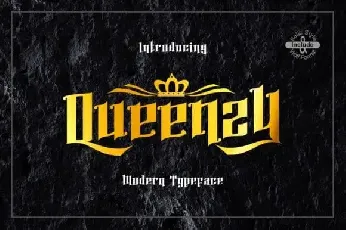 Queenzy Blackletter font