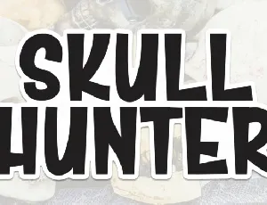 Skull Hunter Script font