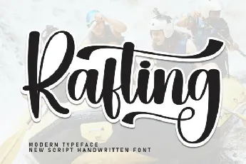 Rafting Script Typeface font