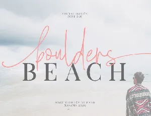 Boulders Beach Script font