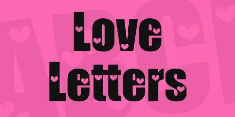 Love Letters font