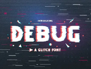 DEBUG FREE TRIAL font