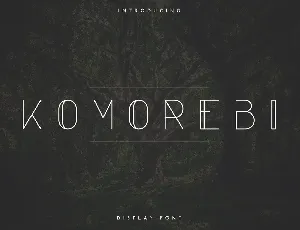 Komorebi font