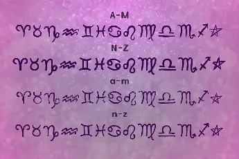 MF Zodiac Dings font