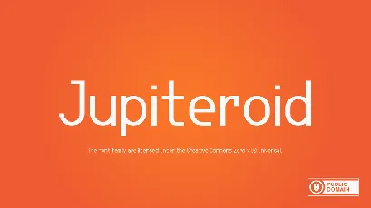 Jupiteroid font