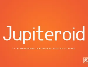 Jupiteroid font