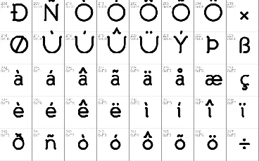 Malandrino font