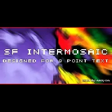 SF Intermosaic font